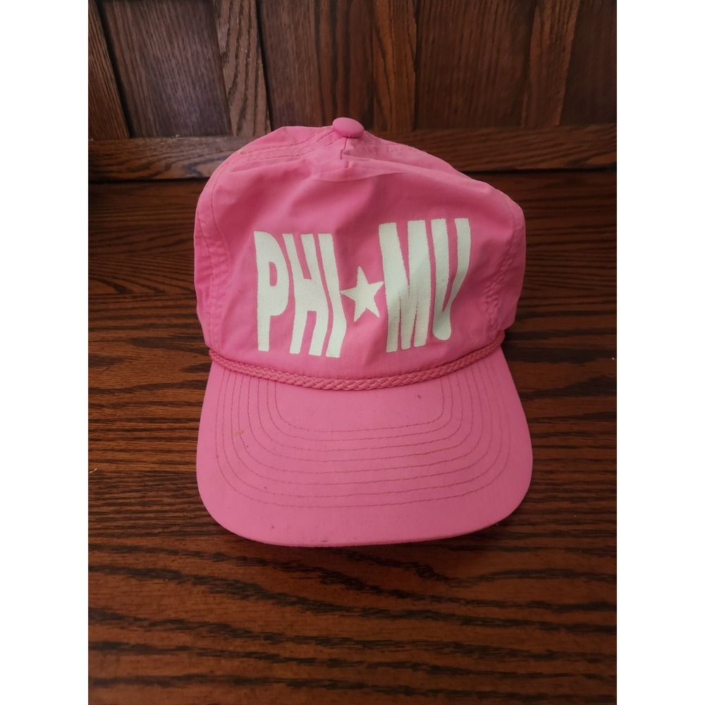 Vintage Phi Mu Pink Trucker Hat